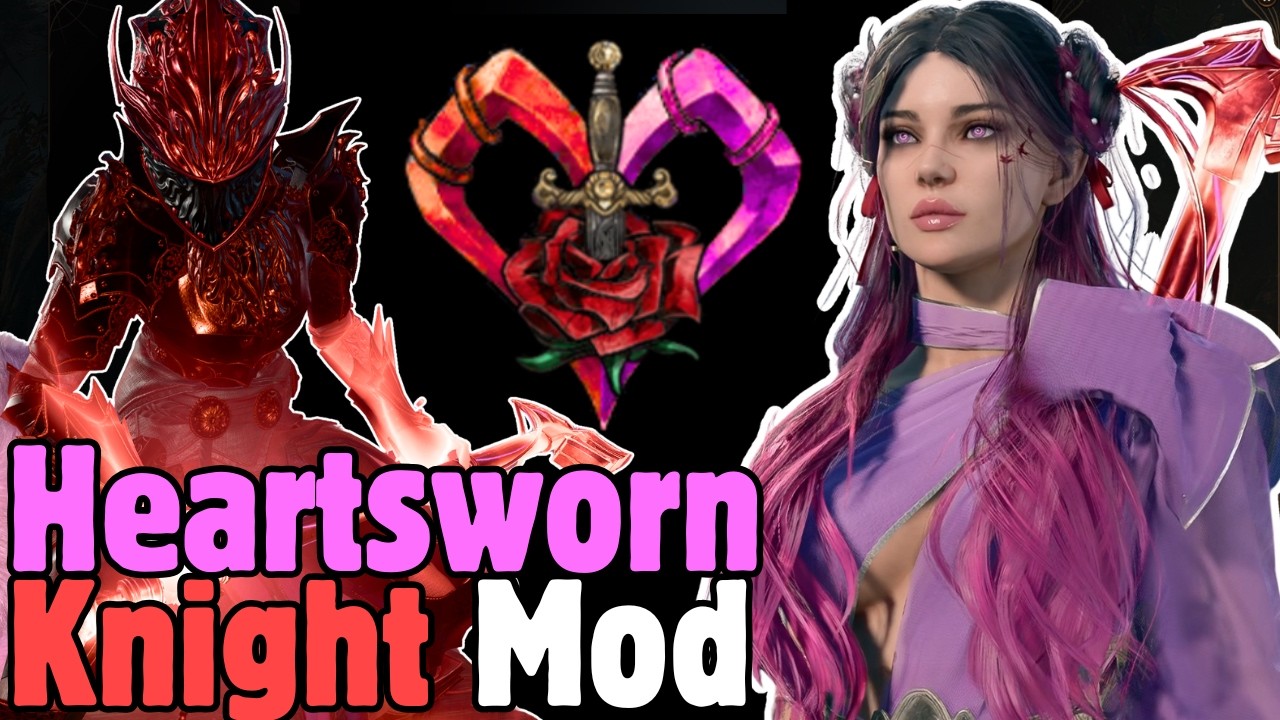 HEARTSWORN KNIGHT Fighter Mod Build in Baldur's Gate 3