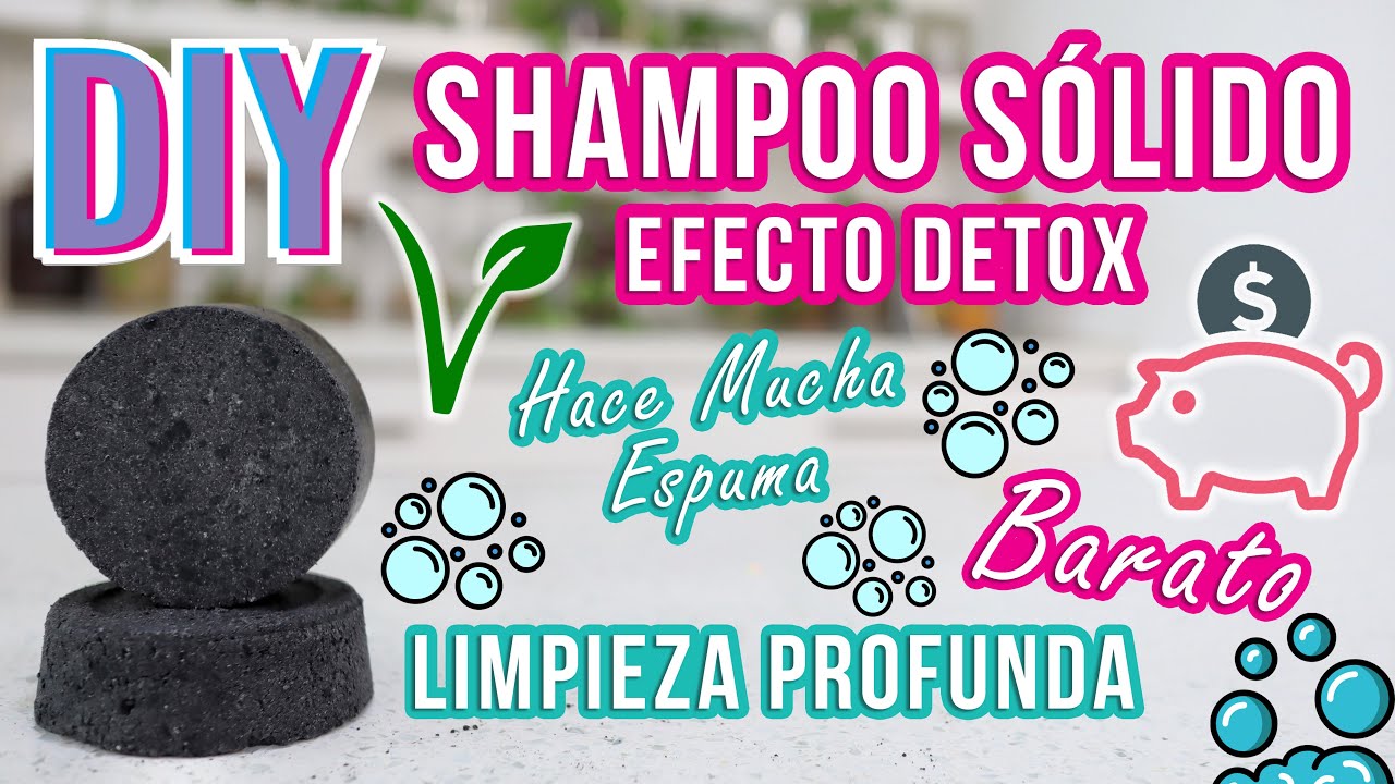SHAMPOO SÓLIDO DESINTOXICANTE DIY - LIMPIEZA PROFUNDA CON CARBÓN ACTIVADO – Mixi