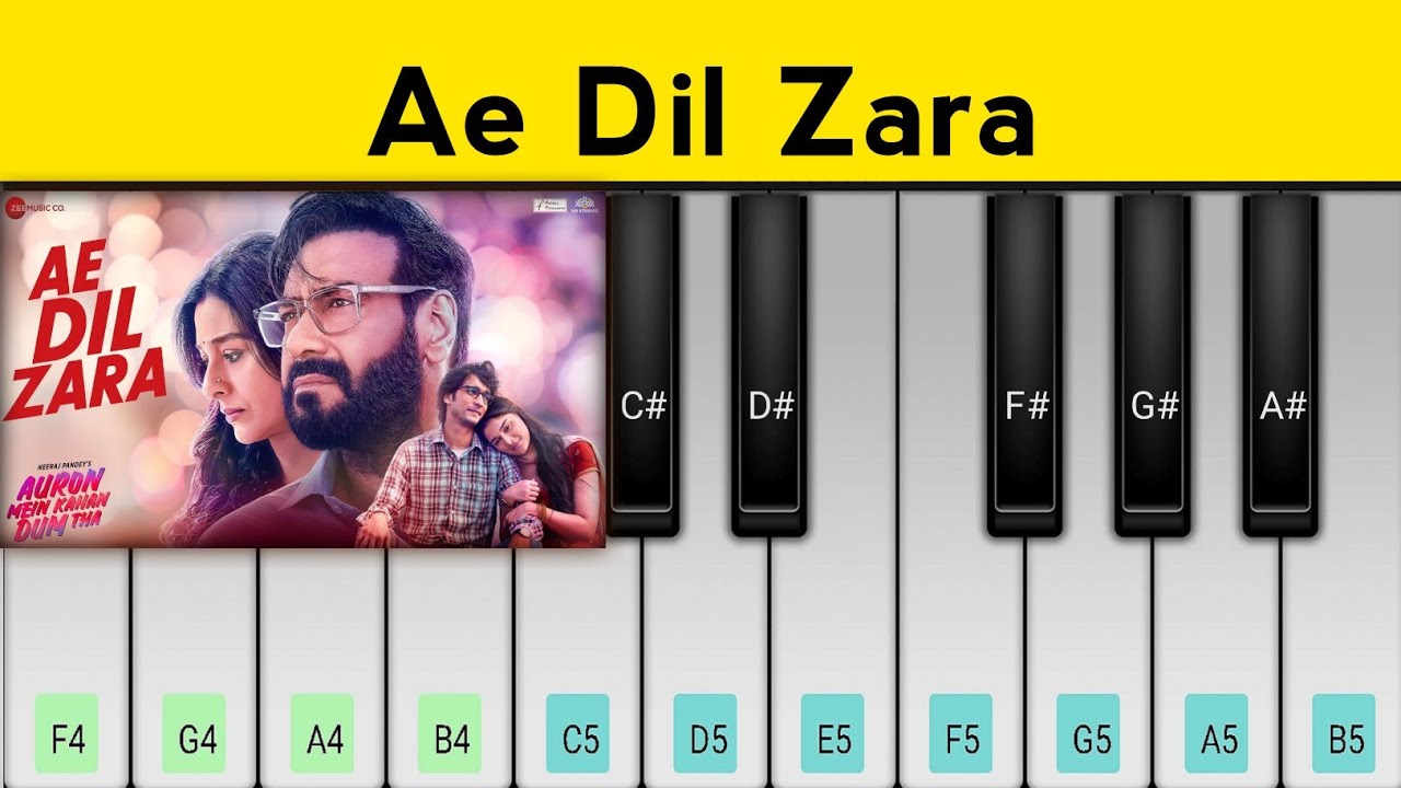 Ae Dil Zara Piano Tutorial | Auron Mein Kahan Dum Tha