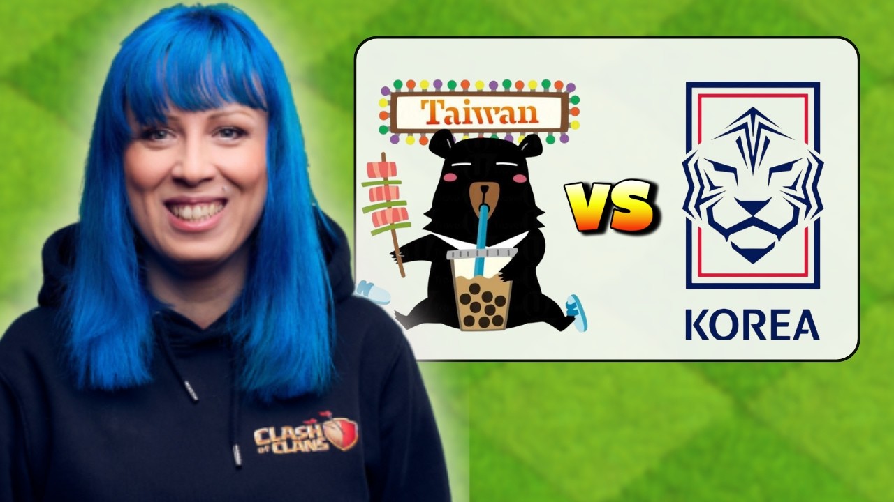 Taiwan vs South Korea  in World Cup Clash of Clans