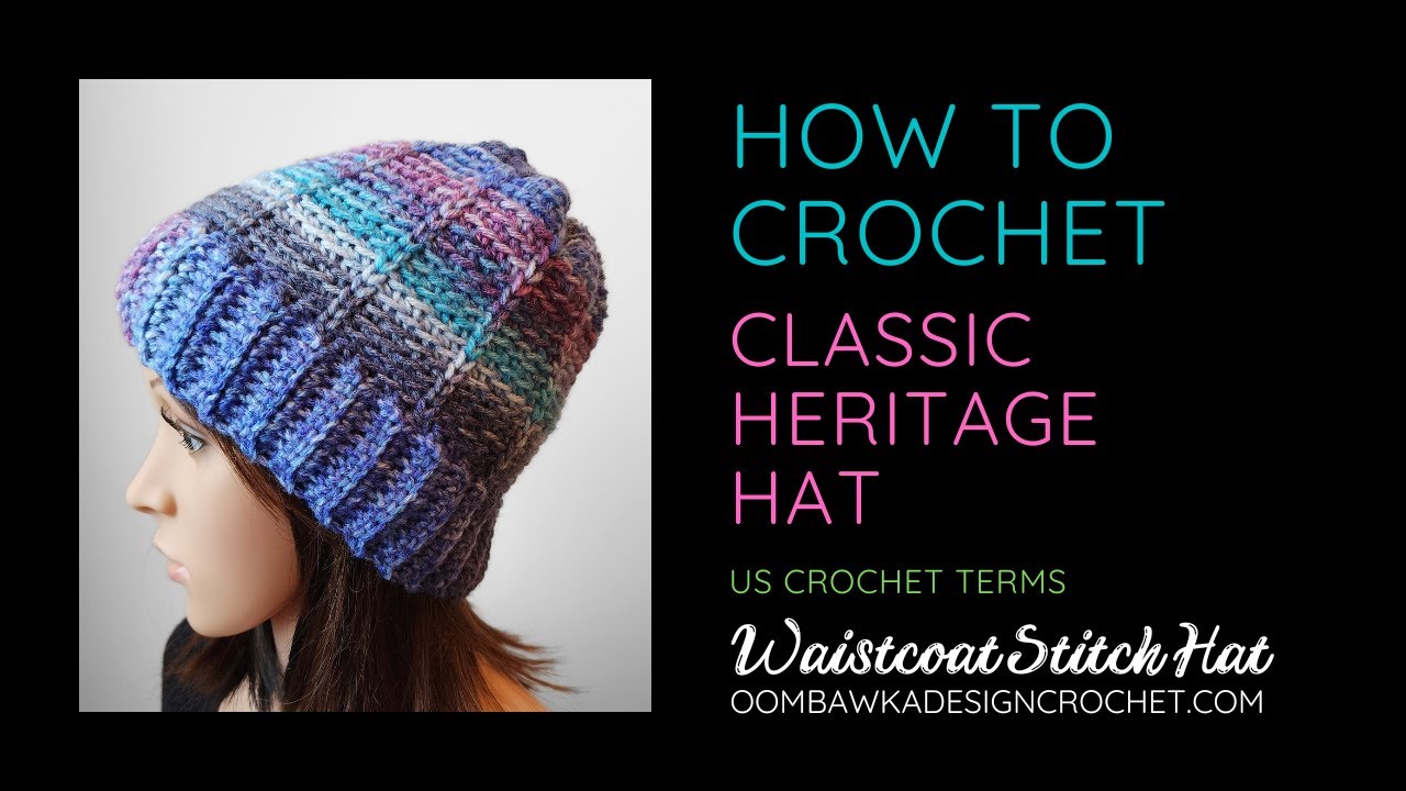 Classic Heritage Hat Waistcoat Stitch Hat Pattern