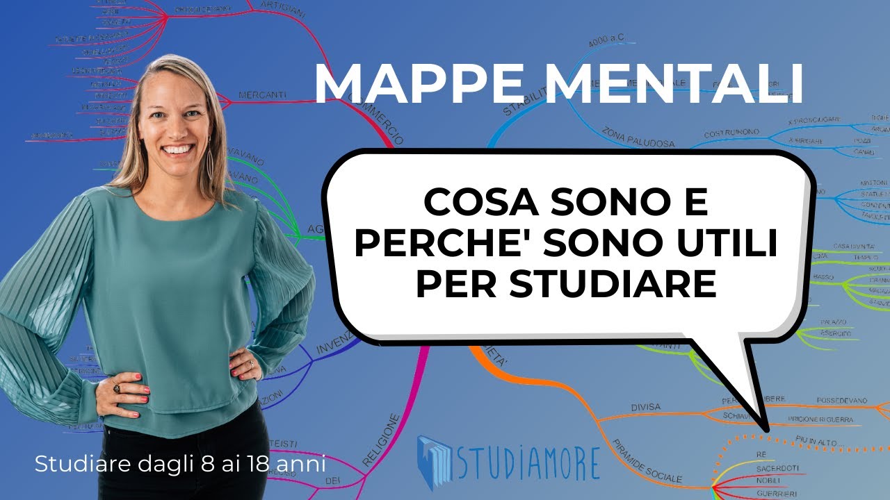 MAPPE MENTALI: cosa SONO e perchè sono UTILI per STUDIARE.