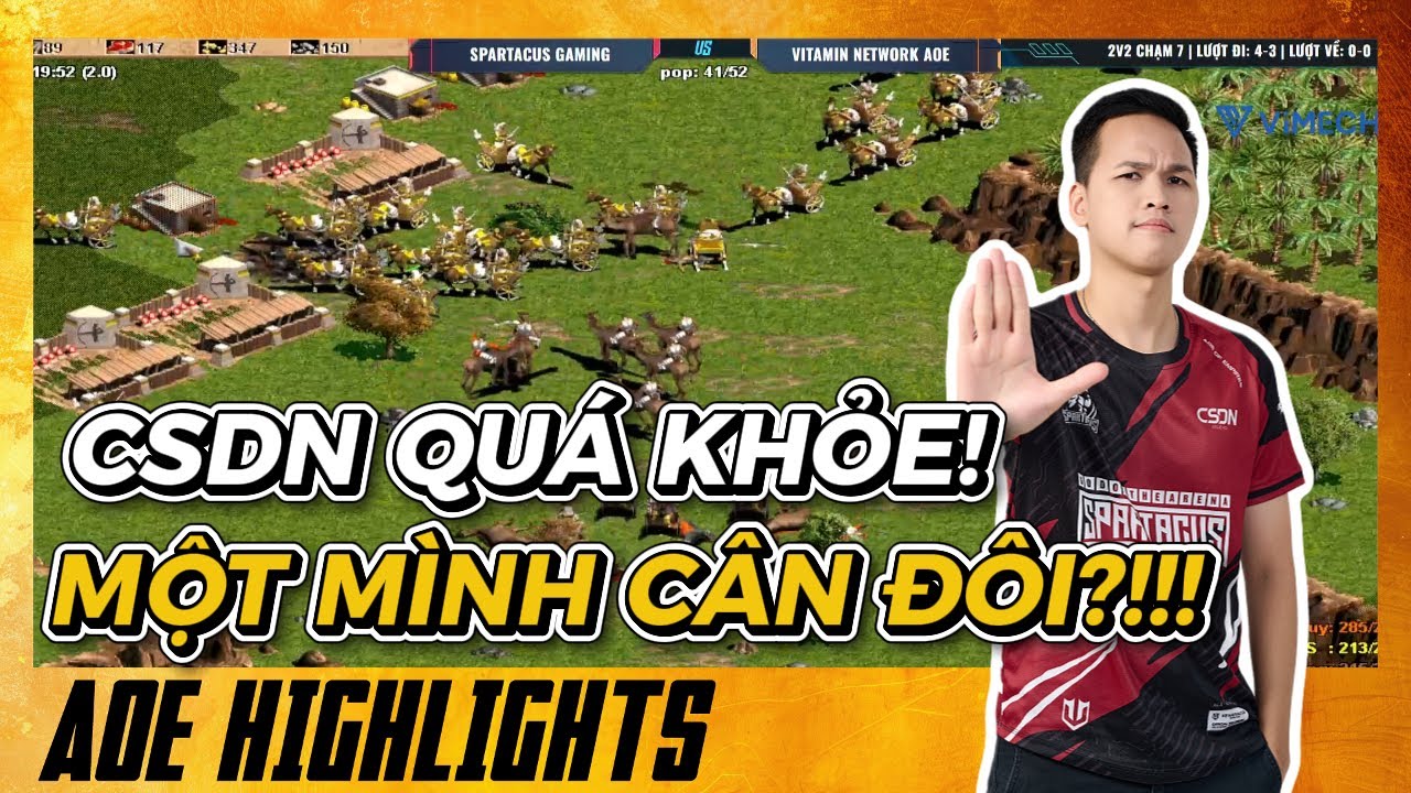 THAO TÁC KẾT HỢP QUÂN của Chim Sẻ Đi Nắng thực sự KHÉT!!! #aoe 