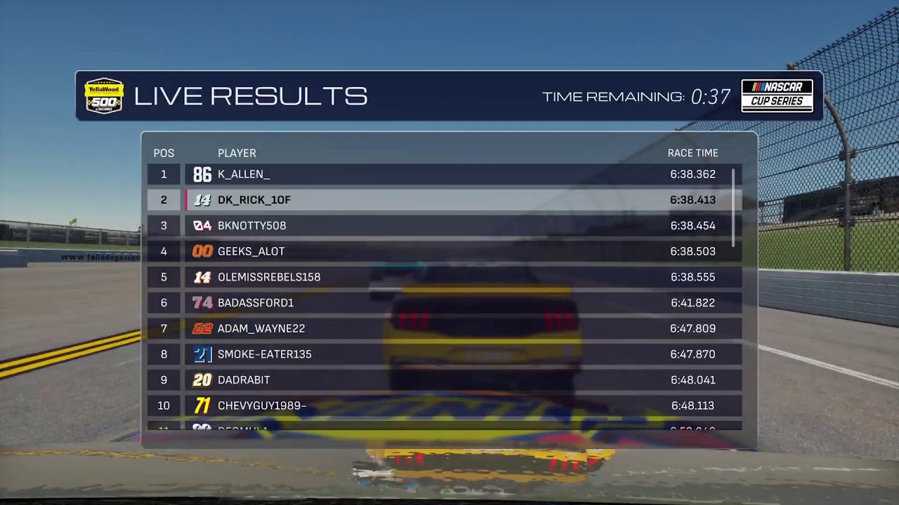 Nascar 25 Talladega 40 lobby