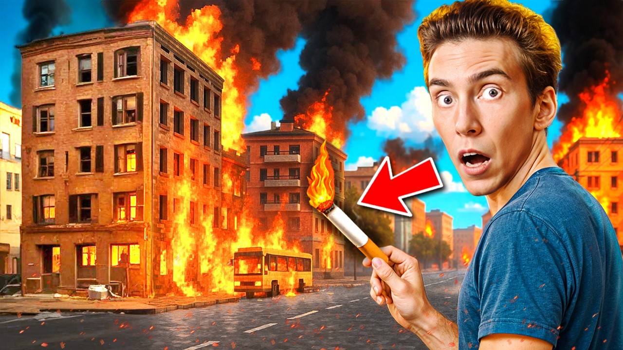 Я выбросил СИГАРЕТУ и случайно СЖЁГ ГОРОД! (Teardown)