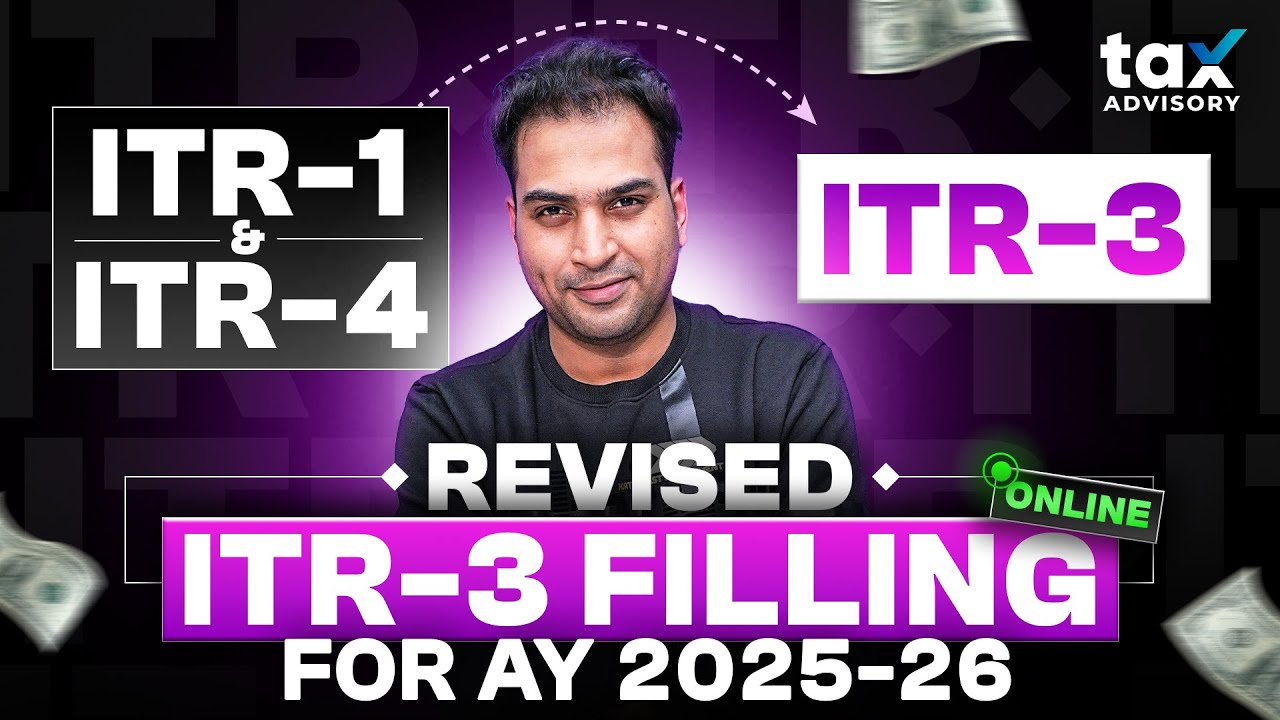 ITR-3 Revised Return Filling Online for AY 2025-26 | How to File Revised Income Tax Return #itr3