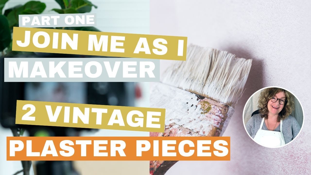 Join me for my New Project! I'm Making Over 2 Vintage Chalkware Pieces.