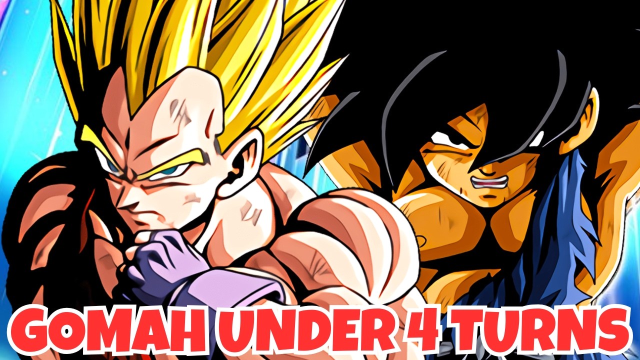 CAN I BEAT GOMAH UNDER 4 TURNS?! RAINBOW MISSION AND MORE USING LR GT DUO! (DBZ: Dokkan Battle)