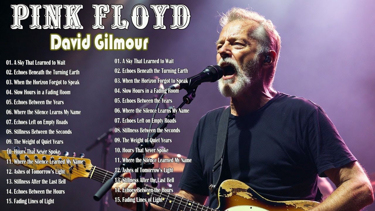🌌 David Gilmour Greatest Hits | Pink Floyd Blues Rock Collection