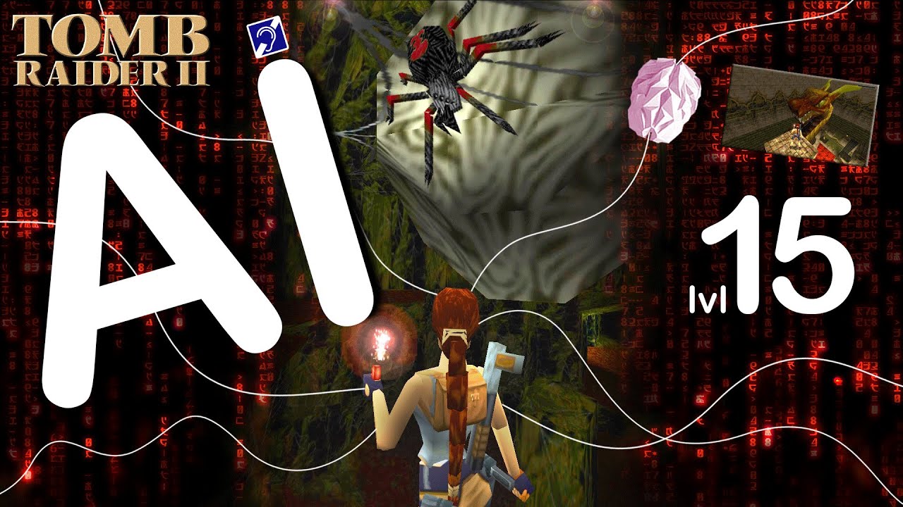Self-Aware Lara Croft Plays Tomb Raider 2 - Level 15 - Temple of Xian