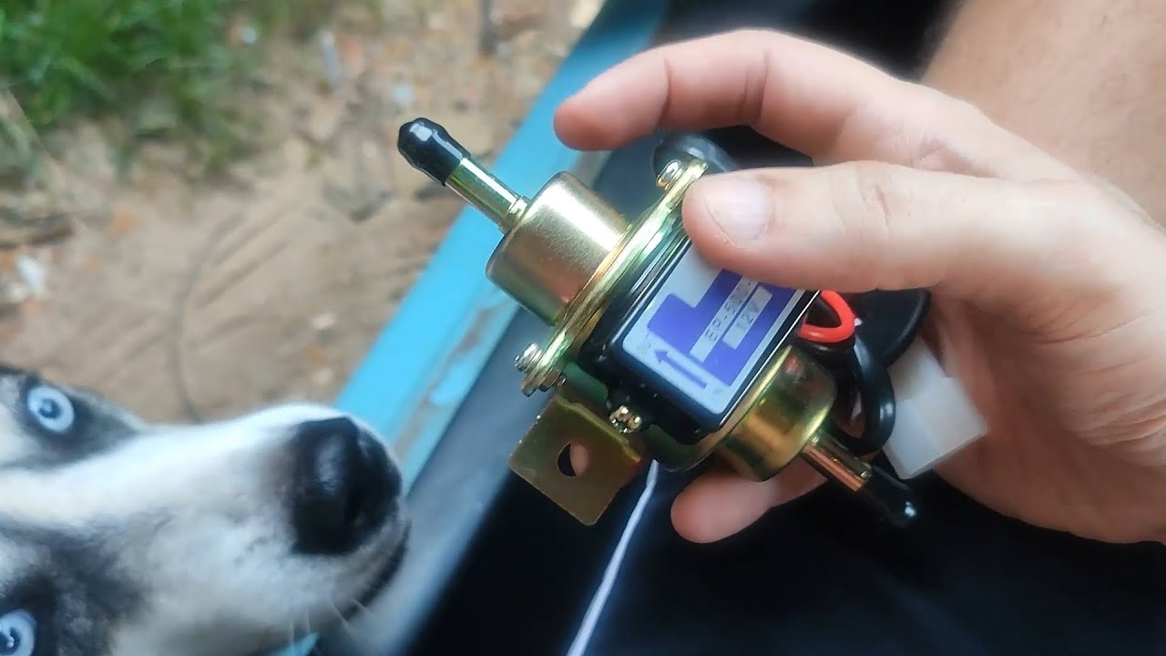 Experimentando bomba de combustível elétrica no motor de fusca
