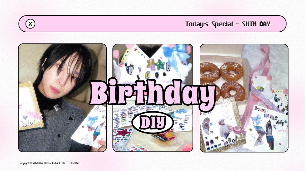 [👻🎂] BirthDay_D.I.Y 만들기 | SHIN DAY