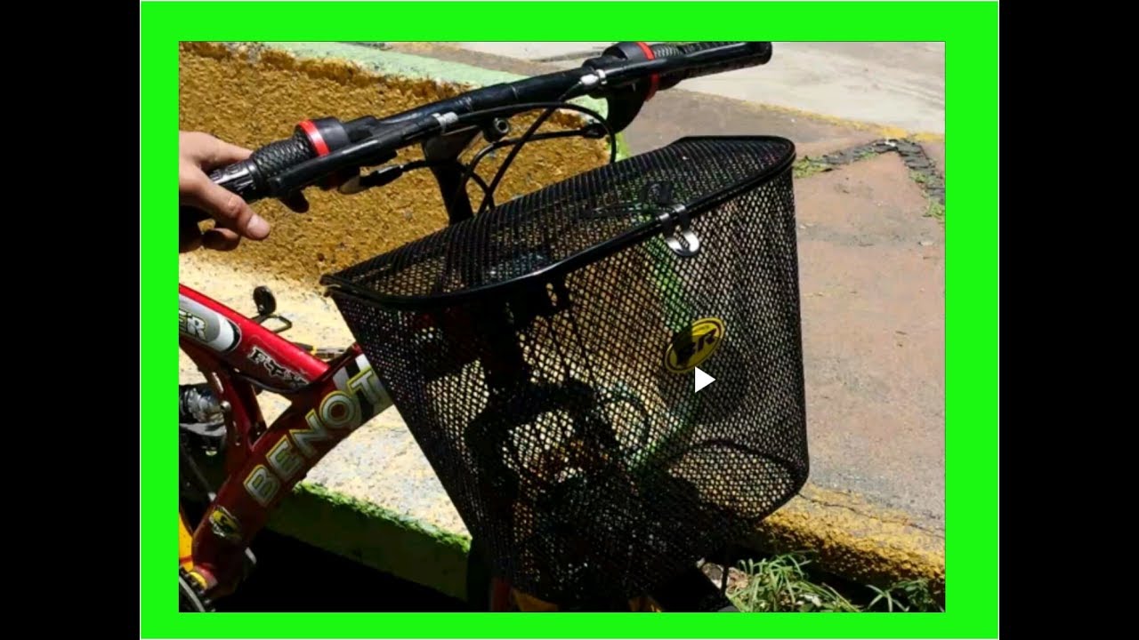 Cómo Instalar Una Canastilla Para Bicicleta?