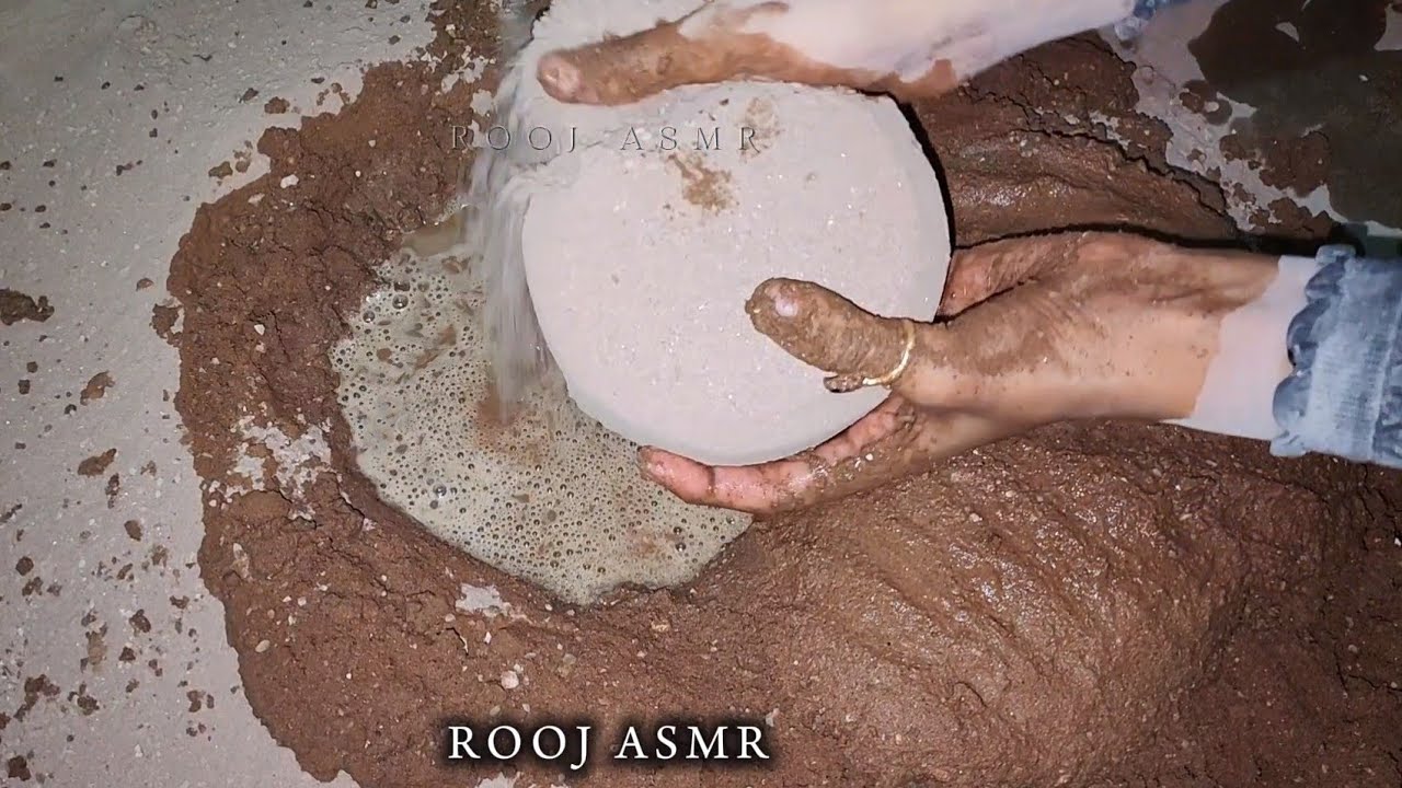 New Night Shoot Series✨️(Part-1)Red Grainy Concrete Texture♥️Water Crumble/Dipping/Pouring/Pasteplay