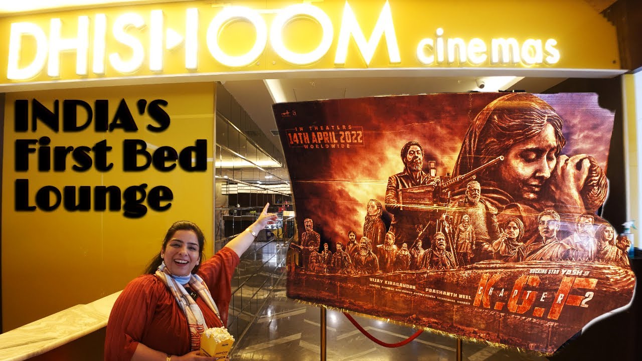 KGF Chapter 2  - India's FIRST Bed Lounge at Dhishoom Cinemas 🎬🍿