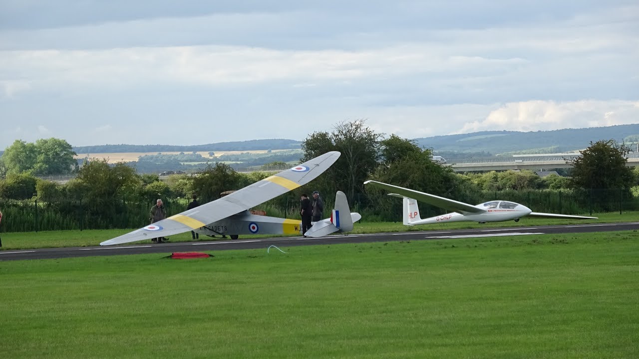 Winch launching at Bognor Regis Gliding Club