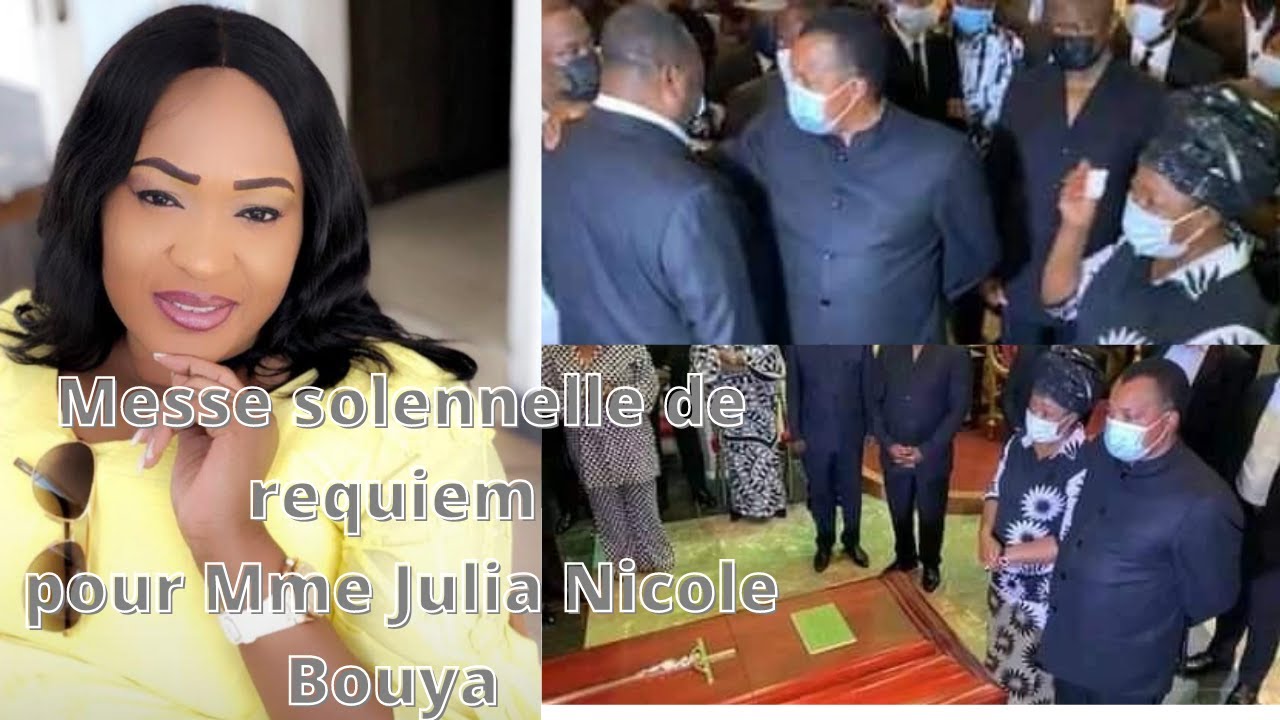 Messe solennelle de requiem pour Mme Julia Nicole Bouya à la Basilique Sainte-Anne-du-Congo Brazza