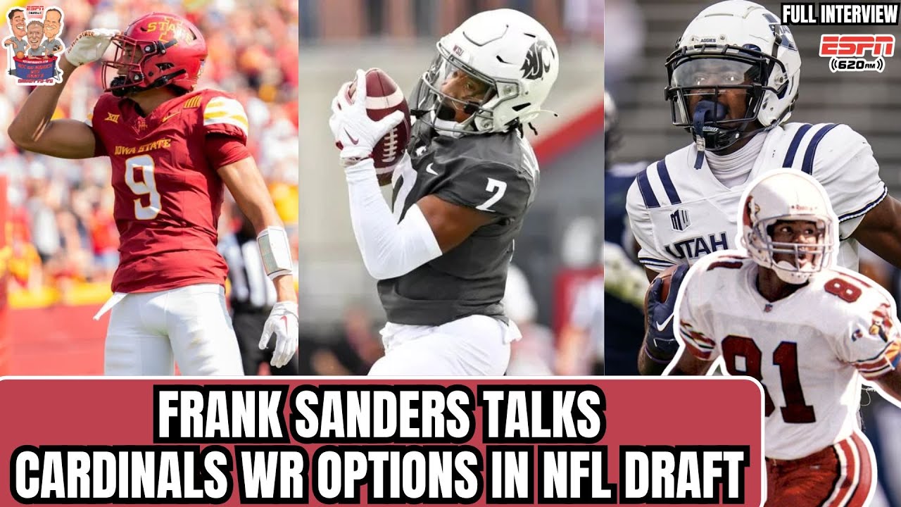 Frank Sanders Talks 1995 NFL Draft Story, Cardinals WR Options & Travis Hunter Breakdown
