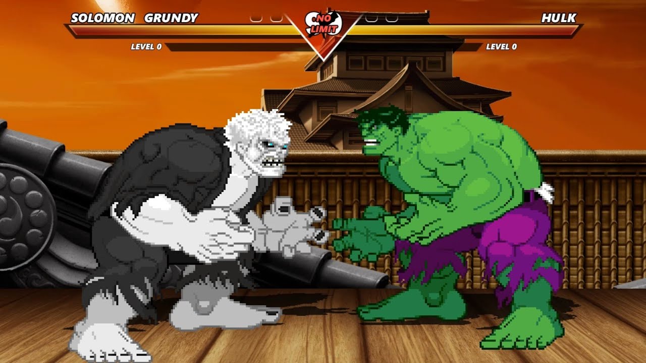 SOLOMON GRUNDY vs HULK    - The most epic fight ever made !