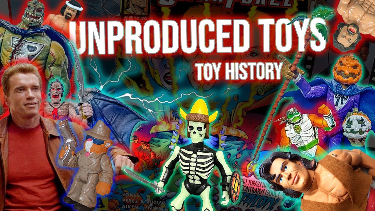UNPRODUCED TOYS - TMNT, WWE, ULTRAFORCE, Nightmare Warriors, Last Action Hero - TOY HISTORY EP.57