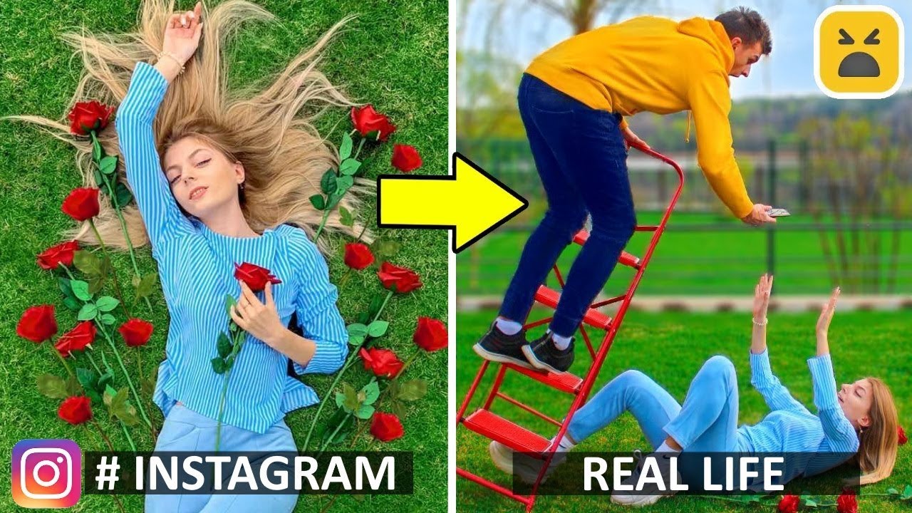 Instagram vs Real Life! Phone Photo DIY Life Hacks