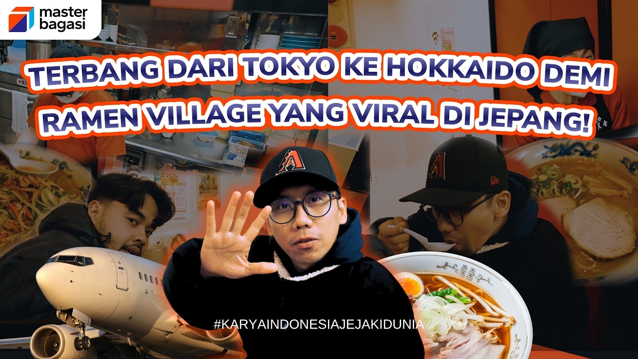 NEKAT TERBANG DARI TOKYO KE HOKKAIDO DEMI RAMEN VILLAGE!