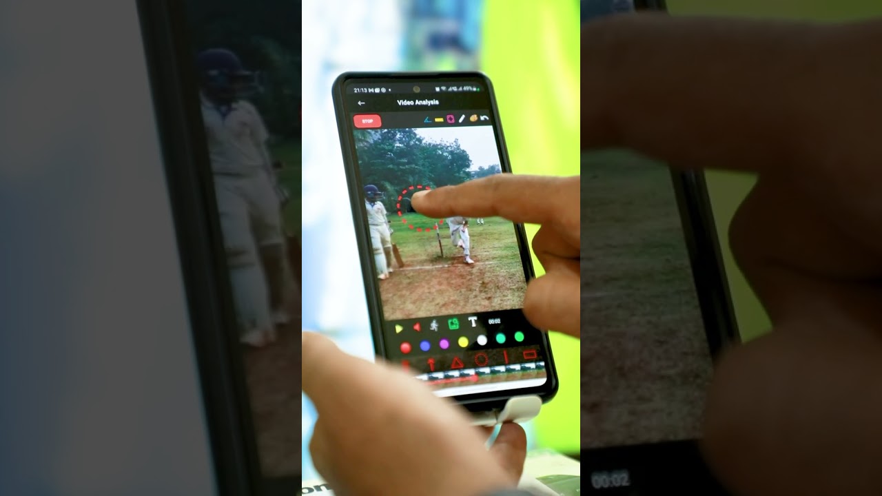 CRICKET VIDEO ANALYSIS 0N SMART COACH MOBILE APP