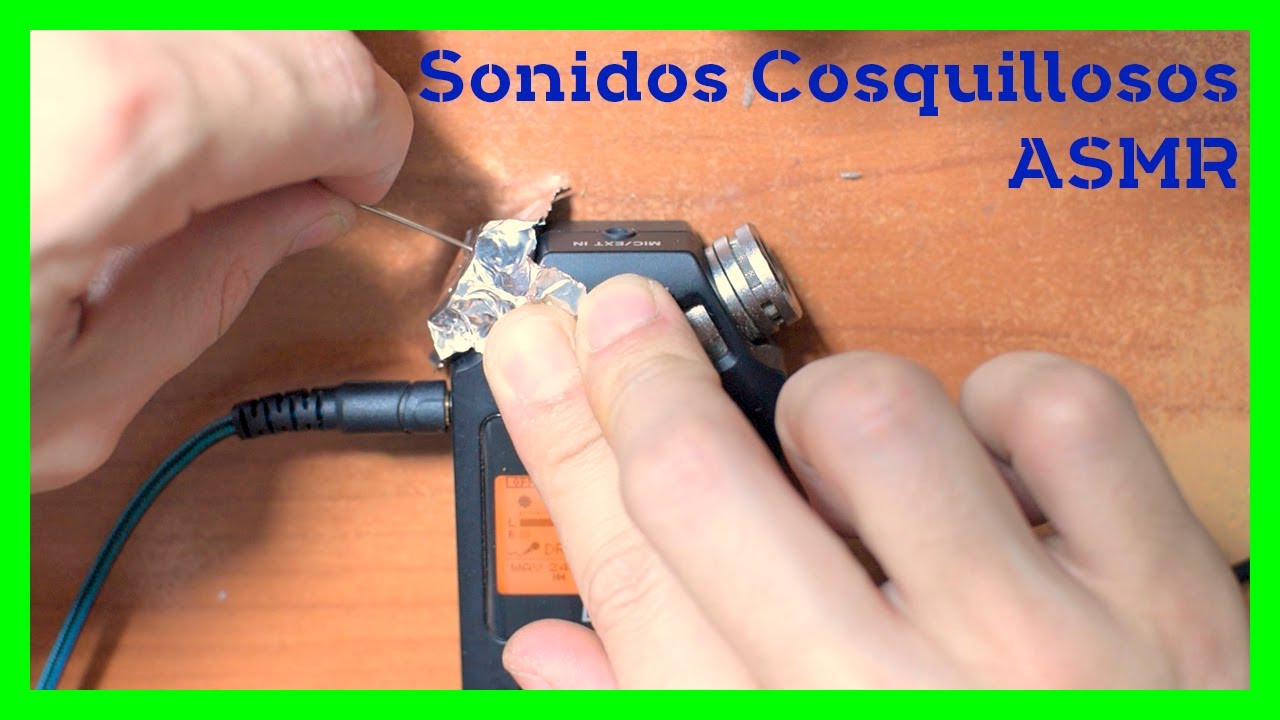 ✅ ASMR Cosquillas en tus Oidos | Sonidos Cosquillosos Relajantes 🪡