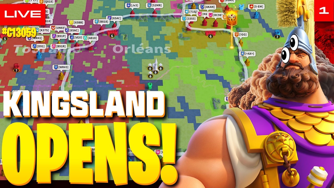 KINGSLAND: 2481 - 1591 - 1818 - 3065 🔥C#13064 | Rise of Kingdoms