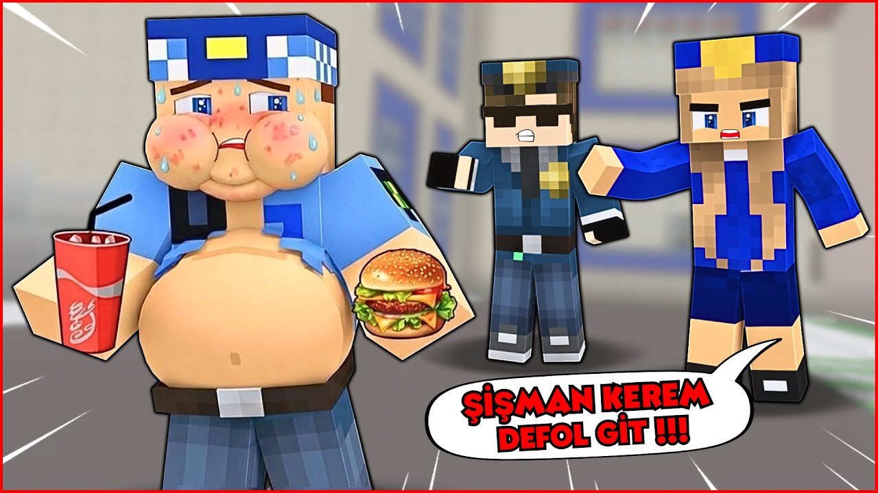 KEREM KOMİSER VS MİNECRAFT! (Kerem Polislikten Atıldı) 😱 -Minecraft