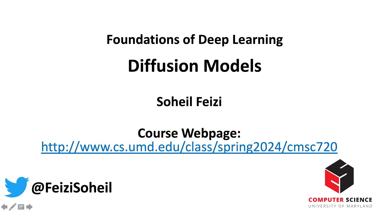 Deep Learning Foundations by Soheil Feizi : Diffusion Models
