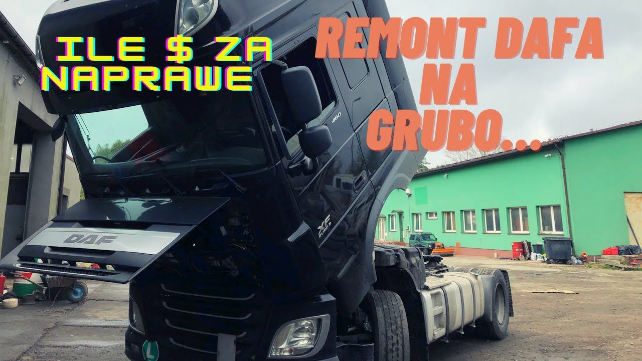 DAF odebrany od mechanika . Remont silnika .. serwis ciężarówki na bogato !