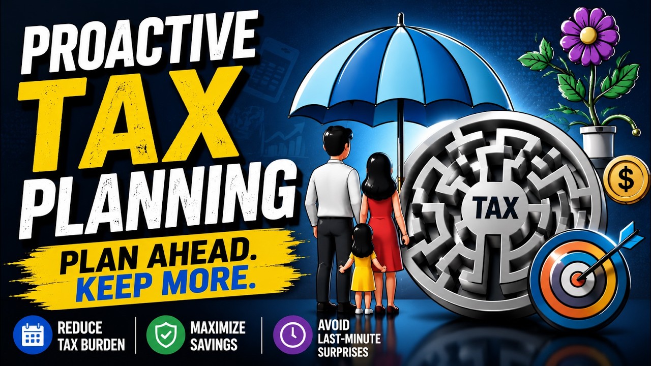 Proactive Tax Planning Explained | Save More Money Legally