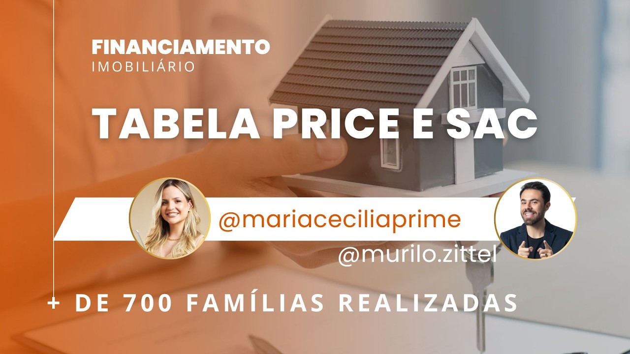 Qual diferença na prática da PARCELA na tabela PRICE e SAC no financiamento imobiliário
