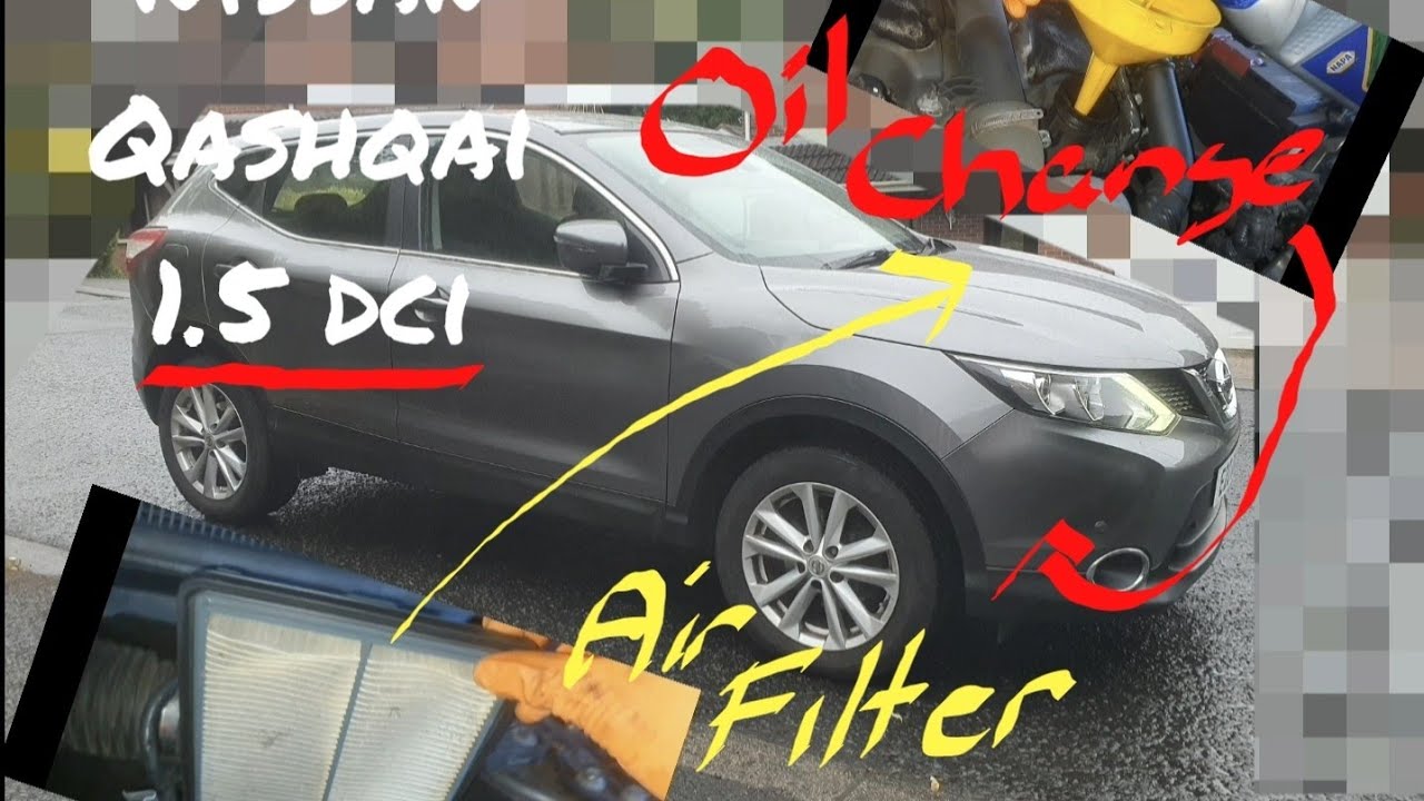 Nissan Qashqai 1.5 DCI Oil Change