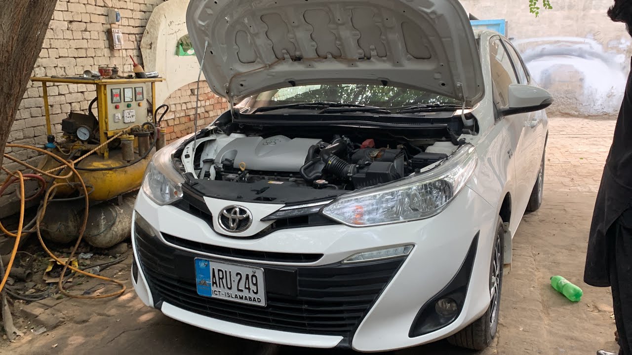 Toyota Yaris Full Tuning | Catalytic Converters Cleaning | Engine Oil ~Plugs~ Change|Chaudhry Motors
