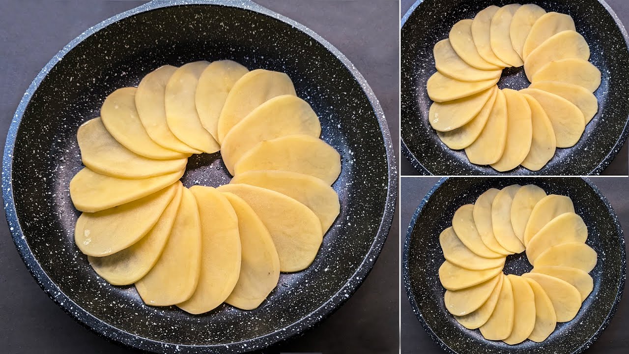 Just mix 2 eggs and potatoes! This dish will impress everyone immediately!