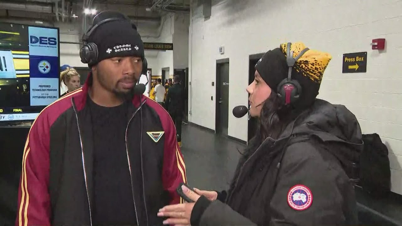 Pittsburgh Steeler Kenneth Gainwell talks about big Monday Night Football win against the Dolphins