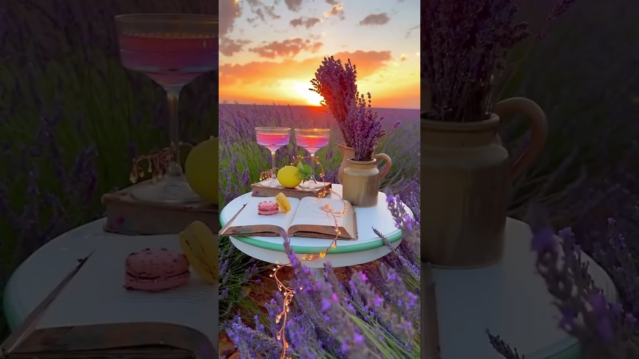 Lavender evening 🌅 #france #provence  #cinematic #shorts