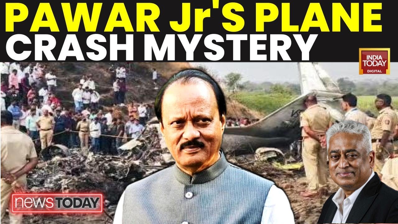 Ajit Pawar Death: Learjet 45XR Crashes Near Baramati Runway, All Five On Board Killed |India Today