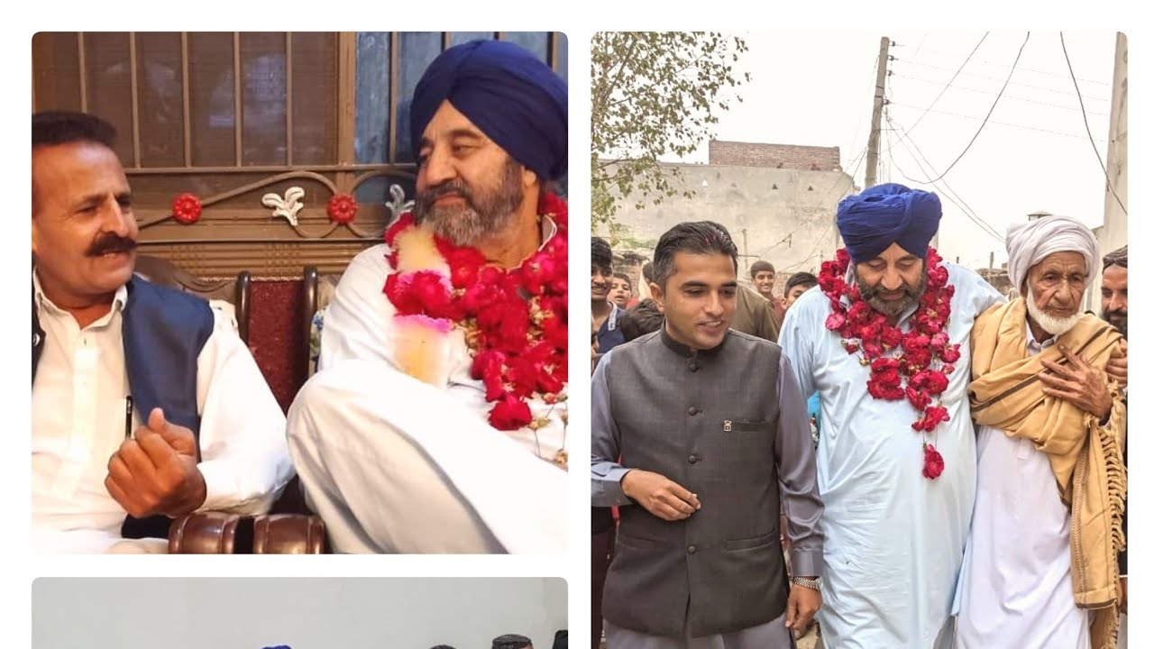 77 sal baad Sardar Gurmeet Singh  Apny bapu g k Abbai Village Dharkalian punch ge from America.