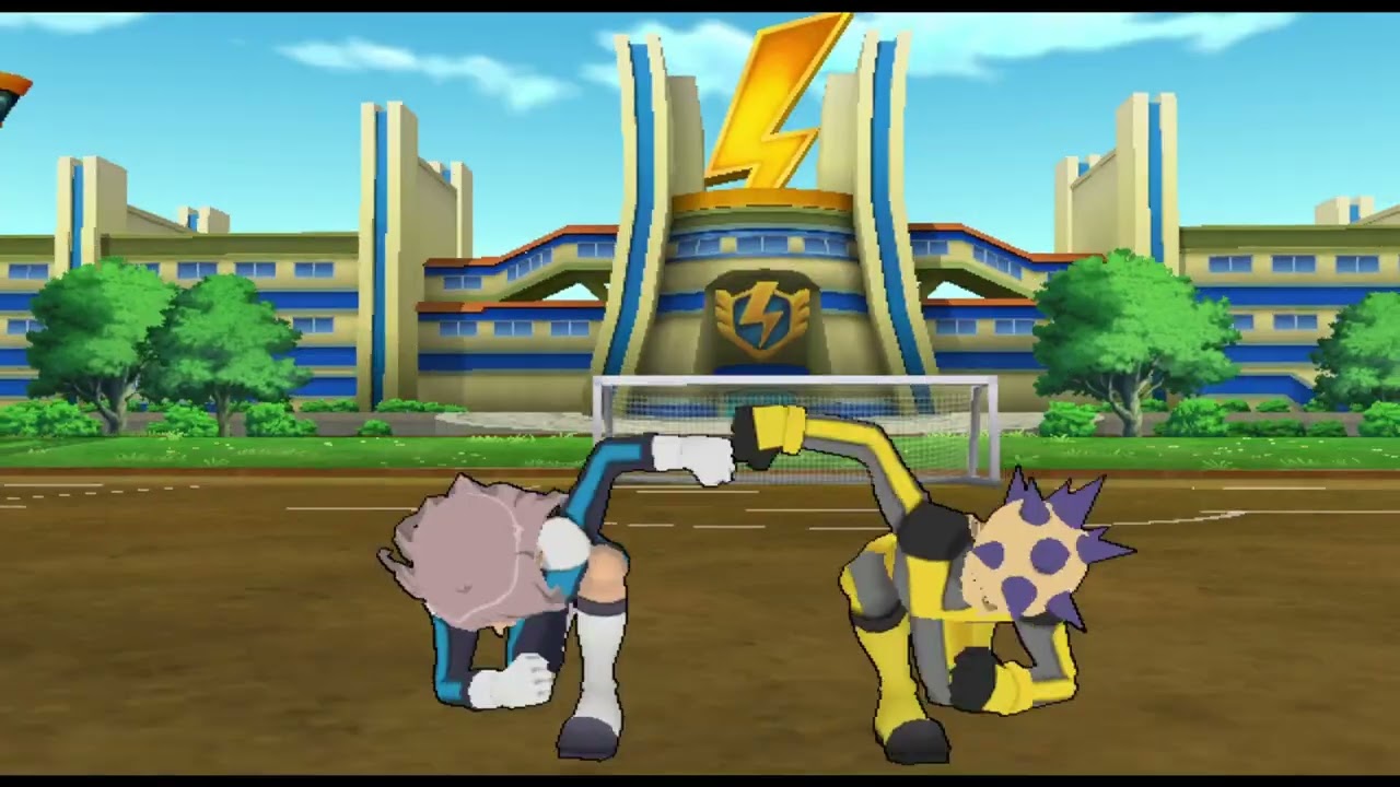 Inazuma Eleven Go Strikers 2013 Wii Team PZ01 vs Dark Emperors Hardest 3 (Second Half)