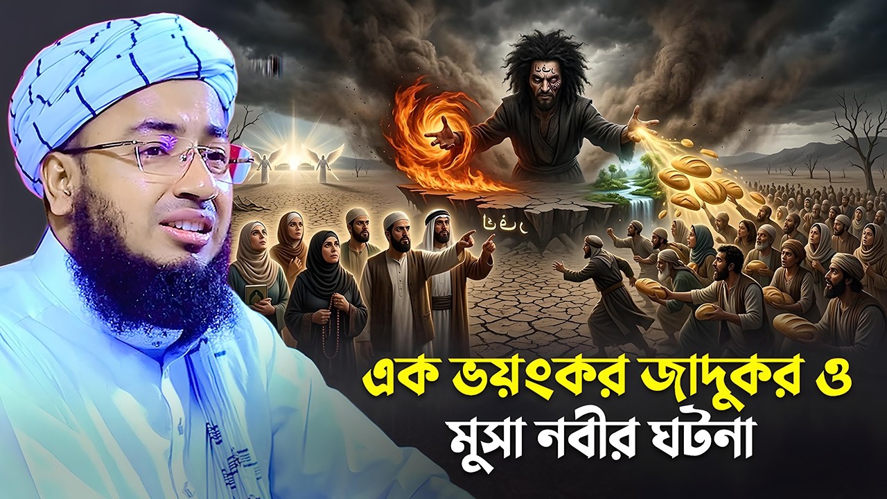 এক ভয়ংকর জাদুকর ও মুসা নবীর ঘটনা | মুফতি জহিরুল ইসলাম ফরিদী