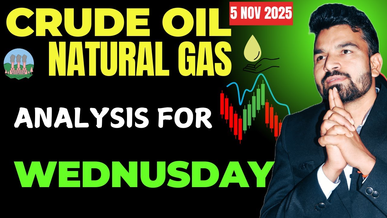 CRUDE OIL l NATURAL GAS l TODAY PRICE PREDICTION l 5 NOVEMBER #crudeoilmcxanalysi#nglatestnews