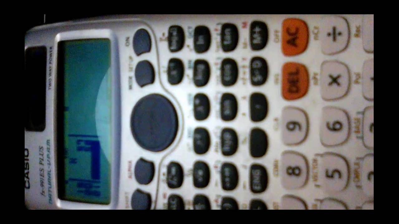 ESTADISTICA -¿como calcular la varianza, desviación típica y la media aritmética con la calculadora?
