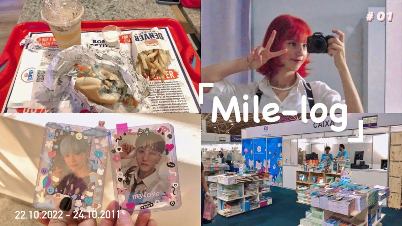mile-log ep.1 🌷✨ three days vlog, kpop event, moving places, book event, kpop haul — [pt/br & eng]
