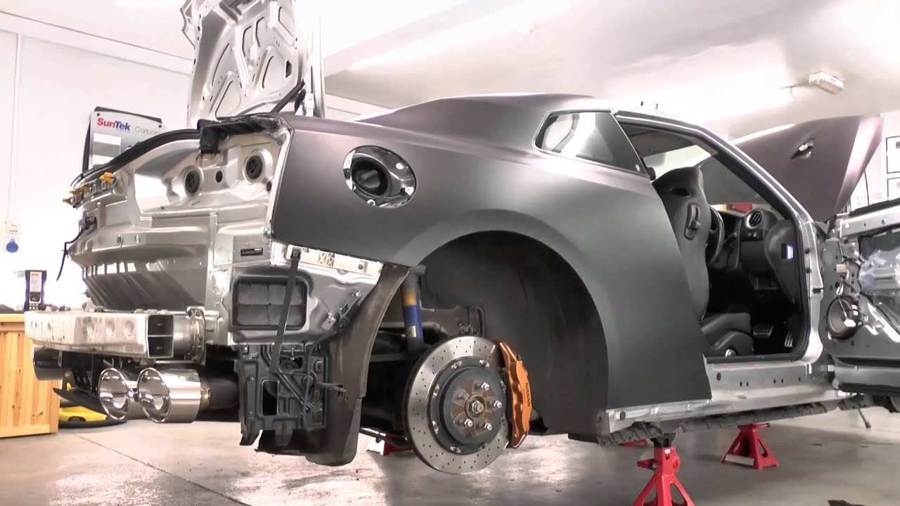 nissan gtr vinyl wrap removal and replacement by pw pro