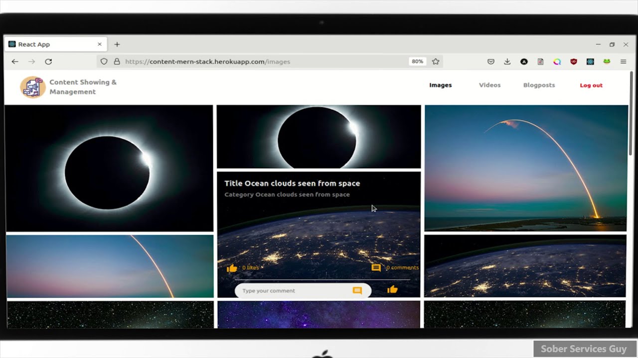 Full Stack Content Showing & CMS App in MERN