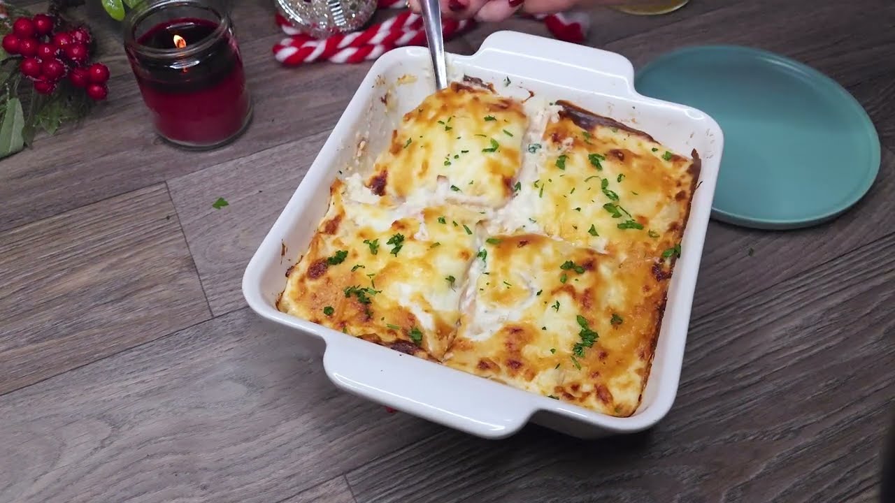 Creamy Chicken Palmsticcio Recipe | Low-Calorie & Delicious Lasagna Alternative.