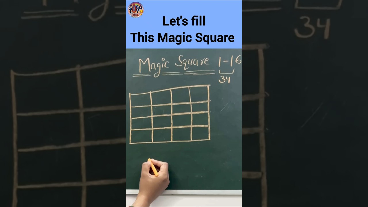 Simple trick to fill the magic square.